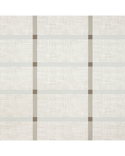 Town & Country Basics Comfort Windowpane Plaid Anti Fatigue Mat In Beige