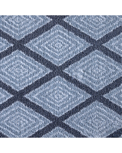 Town & Country Everyday Everwashª Woven Diamond Area Rug With Non-slip Backing In Blue