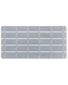 Town & Country Basics Comfort Windowpane Plaid Anti Fatigue Mat In Grey