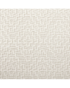 Town & Country Luxe Recycled High-low Modern Geo Plush Area Rug In Ivory