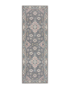 Town & Country Luxe Everwashª Woven New Vintage Multi-use Decorative Rug In Grey