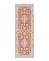 Town & Country Luxe Everwashª Woven New Vintage Multi-use Decorative Rug In Red