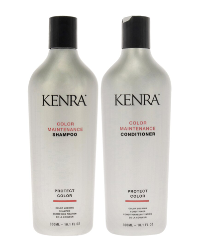 Kenra Unisex Color Maintenance Shampoo & Conditioner Kit In White