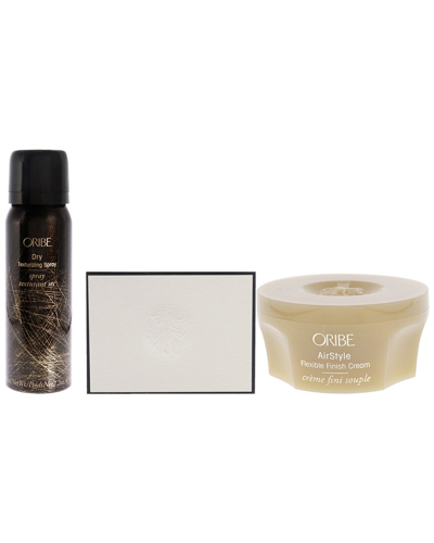 Oribe Unisex Dry Texturizing Spray And Airstyle Flexible Finish In White