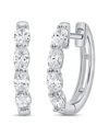 Sabrina Designs 14k 0.74 Ct. Tw. Diamond Huggie Earrings
