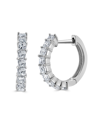Sabrina Designs 14k 0.78 Ct. Tw. Diamond Huggie Earrings