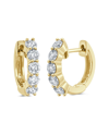 Sabrina Designs 14k 0.81 Ct. Tw. Diamond Huggie Earrings