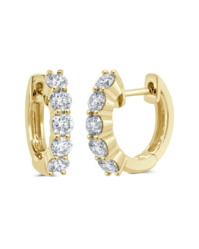 Sabrina Designs 14k 0.81 Ct. Tw. Diamond Huggie Earrings In Gold