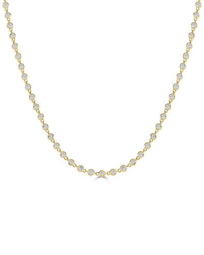 Sabrina Designs 14k 2.08 Ct. Tw. Diamond Necklace In Burgundy