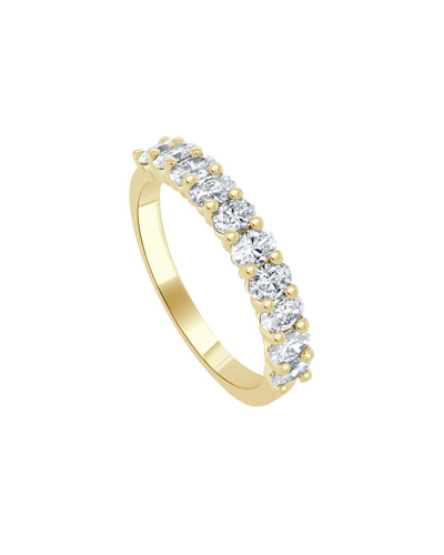 Sabrina Designs 14k 0.89 Ct. Tw. Diamond Half-eternity Ring In Gray