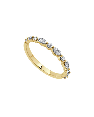 Sabrina Designs 14k 0.50 Ct. Tw. Diamond Half-eternity Ring In Gold
