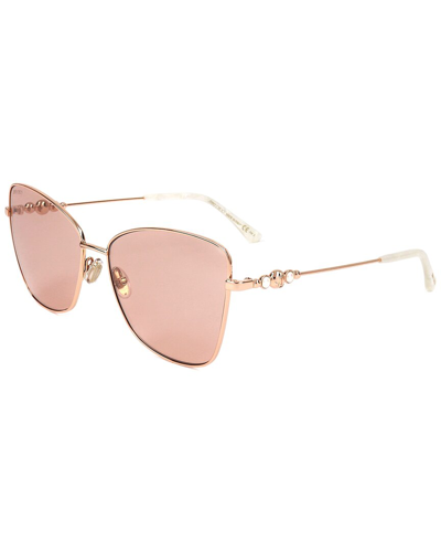 Jimmy Choo Women's Teso 59mm Sunglasses In Gold