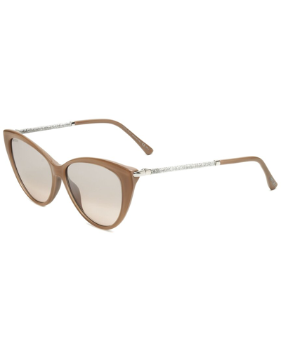 Jimmy Choo Women's Vals 57mm Sunglasses In Brown