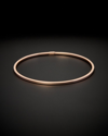 ITALIAN GOLD 14K ITALIAN ROSE GOLD BANGLE BRACELET