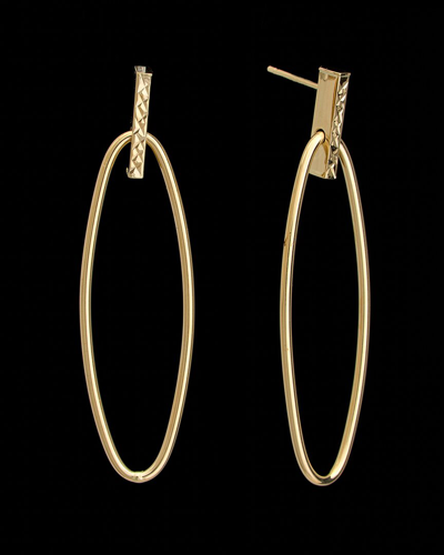 Italian Gold 14k  Drop Earrings