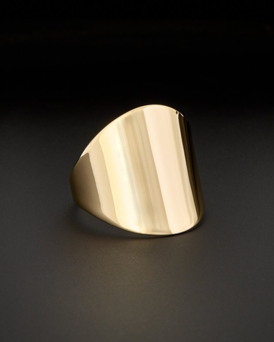 Italian Gold 14k  Tapered Cigar Ring