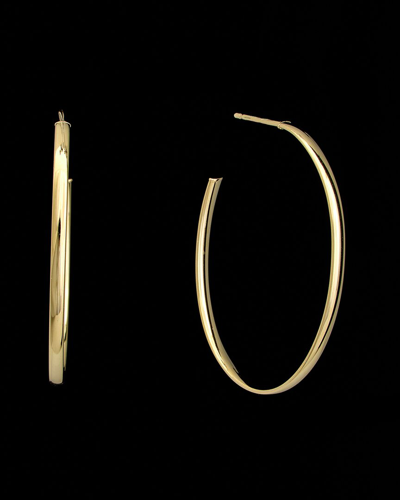 Italian Gold 18k  Open Hoops