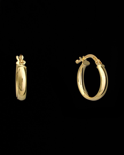 Italian Gold 18k  Hoops
