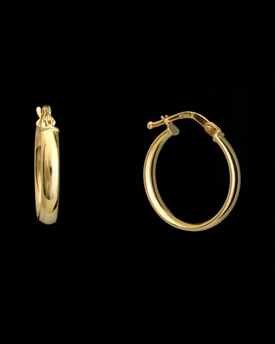 Italian Gold 18k  Hoops