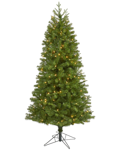 Nearly Natural 6.5ft Vancouver Spruce Artificial Christmas Tree In Green