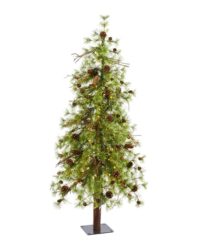 Nearly Natural 5ft Wyoming Alpine Artificial Christmas Tree In Green
