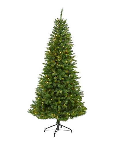 Nearly Natural 6.5ft Green Valley Fir Artificial Christmas Tree