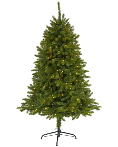 Nearly Natural 5ft Sierra Spruce Natural Look Artificial Christmas Tree In Green