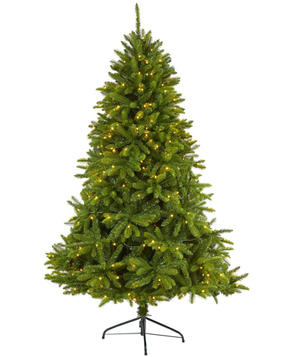 Nearly Natural 6ft Sierra Spruce Natural Look Artificial Christmas Tree In Green