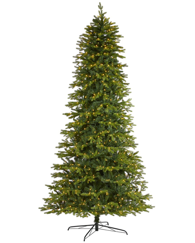 Nearly Natural 10ft Belgium Fir Natural Look Artificial Christmas Tree In Green