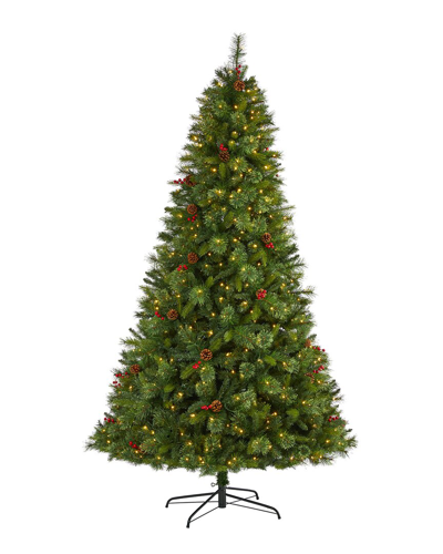 Nearly Natural 8ft Aberdeen Spruce Artificial Christmas Tree In Green