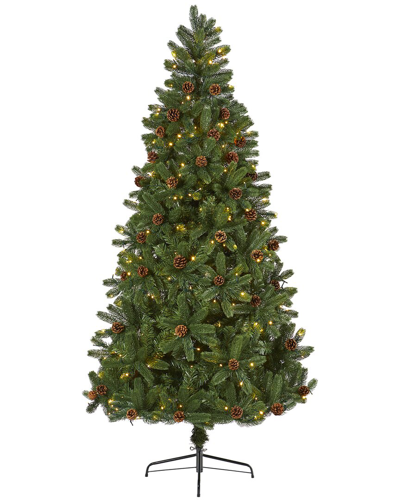 Nearly Natural 7.5ft Rocky Mountain Spruce Artificial Christmas Tree In Green