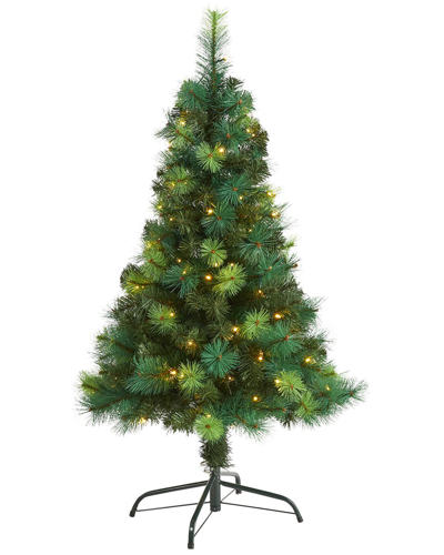 NEARLY NATURAL NEARLY NATURAL 4FT ASSORTED GREEN SCOTCH PINE ARTIFICIAL CHRISTMAS TREE