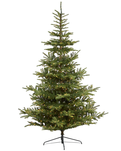 Nearly Natural 9ft Layered Washington Spruce Artificial Christmas Tree In Green