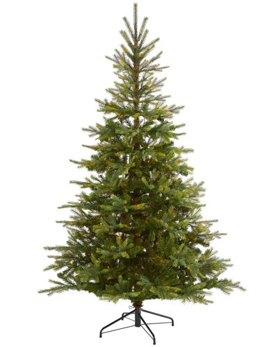 Nearly Natural 7ft North Carolina Spruce Artificial Christmas Tree In Green