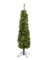 Nearly Natural 5ft Green Pencil Artificial Christmas Tree In Green