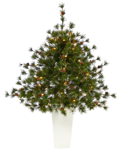 Nearly Natural 44in Colorado Mountain Pine Artificial Christmas Tree In Green