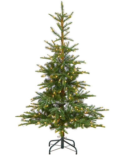 Nearly Natural 5ft Layered Washington Spruce Artificial Christmas Tree In Green