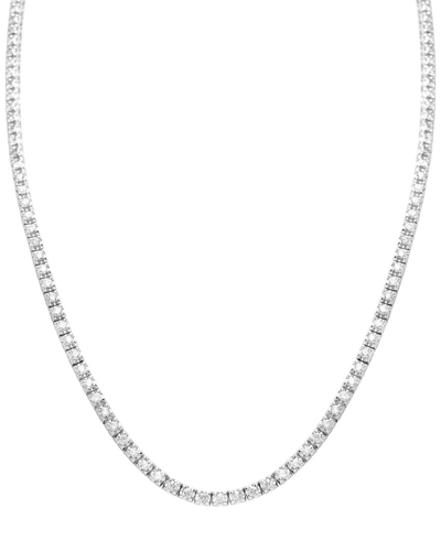 Meira T 14k 4.50 Ct. Tw. Diamond Tennis Necklace In White