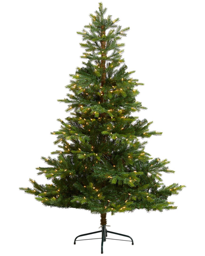 Nearly Natural 6ft North Carolina Spruce Artificial Christmas Tree In Green