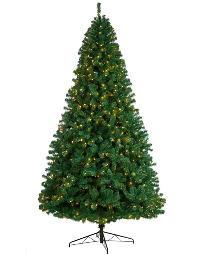 Nearly Natural 9ft Northern Tip Artificial Christmas Tree In Green