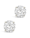 Sterling Forever Silver Cz Studs In Silver