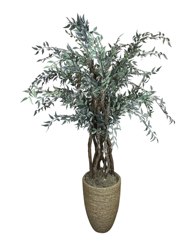 Creative Displays 6.5ft Italian Ruscus Tree In Beige