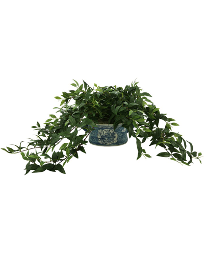 Creative Displays Ruscus Ivy In Decorative Pot In Green