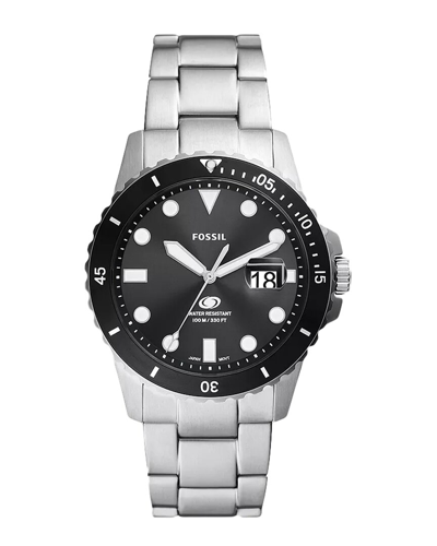 Fossil Blue Dive Bracelet Watch, 42mm In Silver