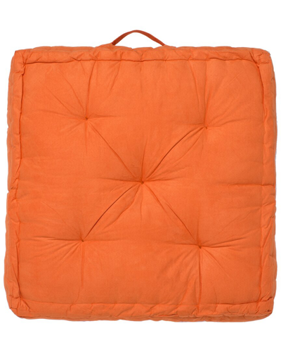 Safavieh Gardenia Floor Pillow In Orange