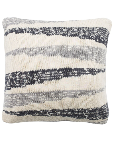 Safavieh Imani Knit Pillow In Grey