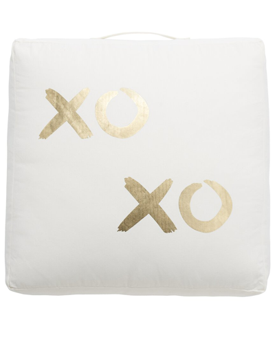 Safavieh Hugs And Kisses Floor Pillow In Beige