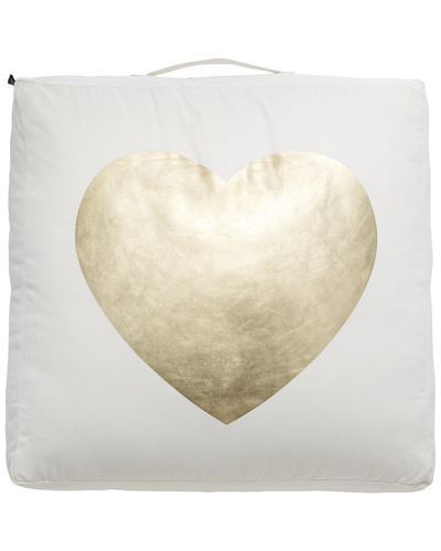 Safavieh Heart Of Gold Floor Pillow In Beige