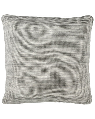 Safavieh Loveable Knit Pillow In Grey