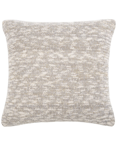 Safavieh Ralen Knit Pillow In Grey